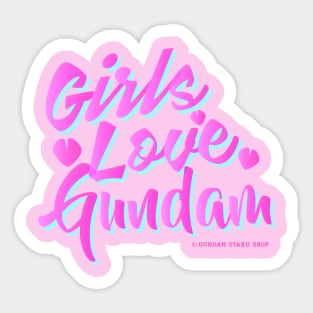 Girls Love Gundam Sticker